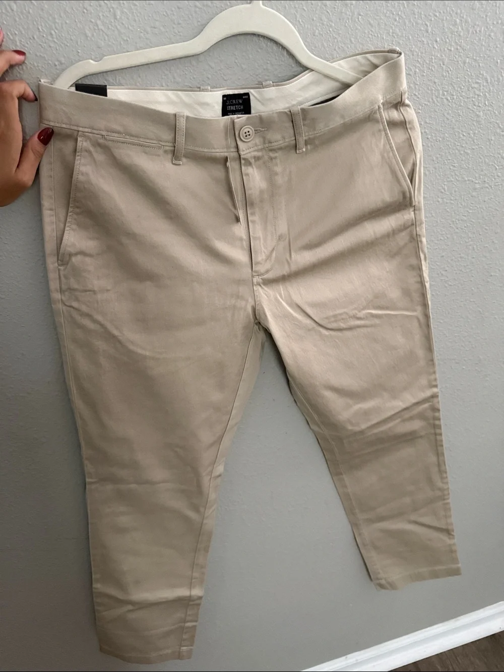 J. Crew Light Khaki Slim Chino Pants